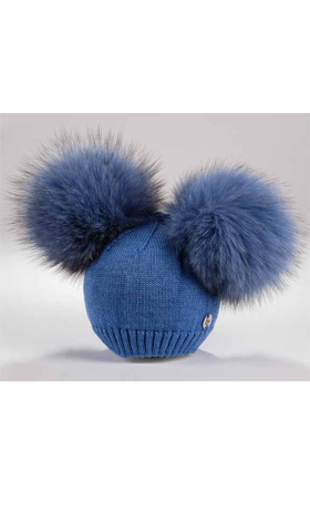 Cappello bimbo 2 pom pon